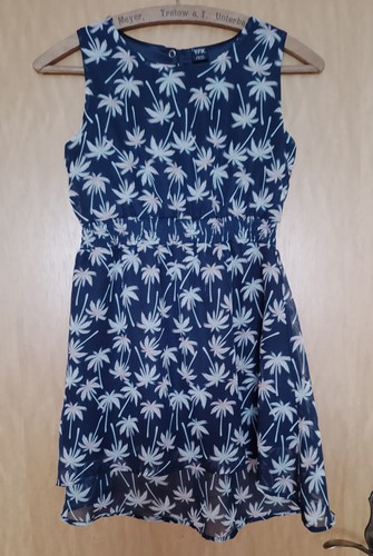 Mädchenkleid 134 140 - mädchenkleid, blau