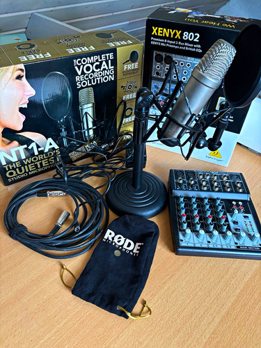 Rode nt1 und behringer xenyx - nt1-a,