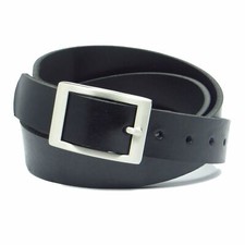 Ledergürtel Überlänge Übergröße 3 cm breit schwarz Rindsleder