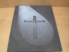 3 - D SKELETT auf einem KREUZ - GEMÄLDE