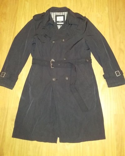 Men bugatti trench coat navy - men,