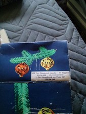 6 Fadenkugeln VEB Thüringer Glasschmuck Lauscha Vintage Deko