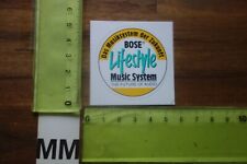 Alter Aufkleber Musik HiFi Audio TV Auto-Radio Anlage BOSE Lautsprecher Boxen
