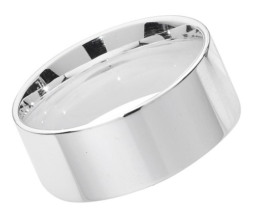 925 sterling silber 8mm - 925, flach