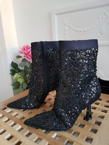 Zara schwarz gold pailletten - zara,