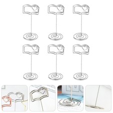  6 Pcs Zettelhalter Für Schreibtisch Briefpapier Hochzeit Fotohalter