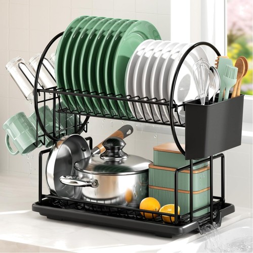Schwarzer geschirrabtropfer - schwarzer,