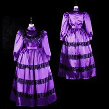 Gothic lolita girl maid purple - gothic,