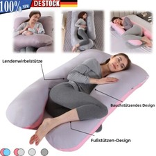 NEU U/J-förmiges Seitenschläferkissen Weiches Stillkissen Schwangerschaftskissen