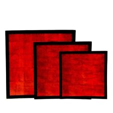 Amuse Gueule Snack oder Sushi, Tablet, Teller, Präsentierteller Rot auf BLATTSIL