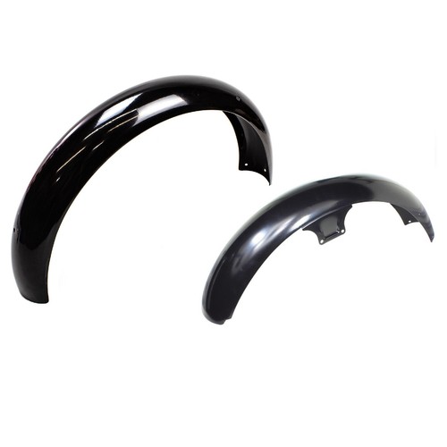 Set schutzbleche schwarz - set,