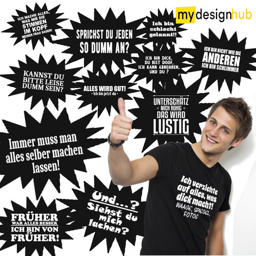 Tshirt mit spruch - spruch, lustig