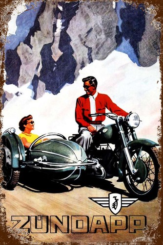 Blechschild zündapp 20 - 30,