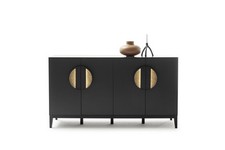 Raum.Freunde Hochzeitsschrank Sideboard 800300-21 Jyn Lack Schiefer Schwarz