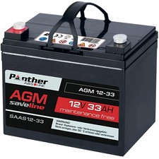Panther AGM Bleiakku 33Ah Akku