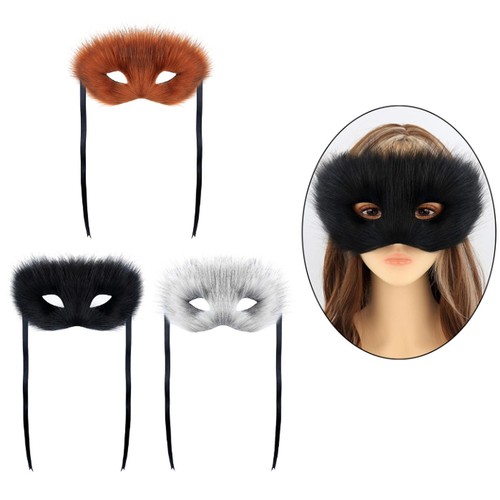 Pelzfuchs gesichtsmaske - pelzfuchs,