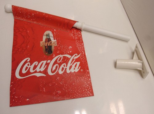 Coca cola plastik - plastik, fahne