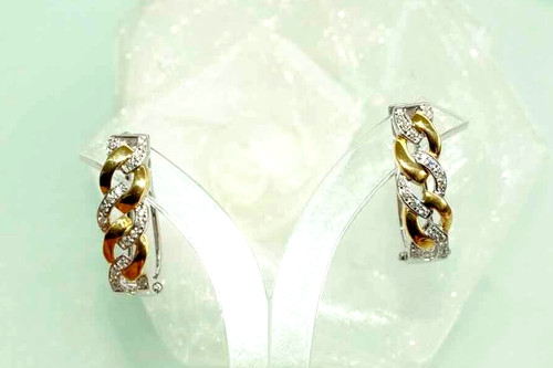 Diamant ohrstecker 750 gold - ,