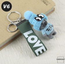 Niedliche Teddybär Schlüsselanhänger passend für alle Autoschlüssel