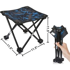 Campinghocker Klappstuhl Angelhocker Mini Klapphocker Tragbar Leicht Kompakt