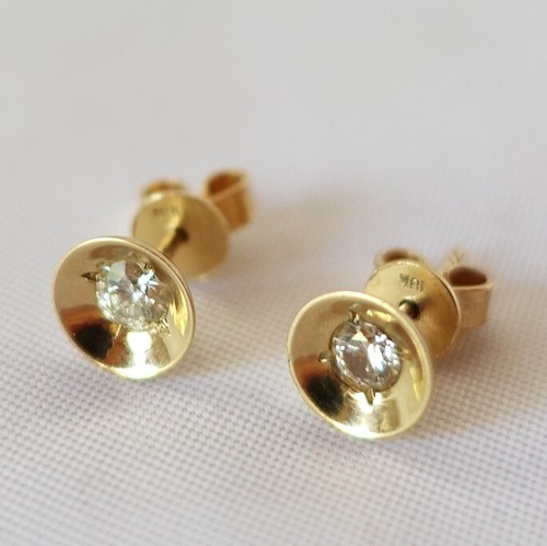 Brillant ohrstecker 750 gold - 750,