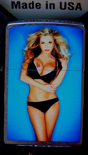 Zippo sexy blond pin girl - zippo,