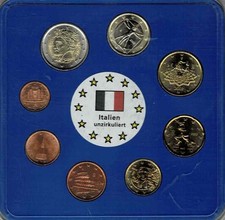 Blister KMS Satz Italien  2002