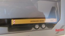 herpa Tandem-Hänger/ Tieflade-Anhänger LEONHARD WEISS - 950442 - 1:87