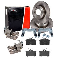 MAXGEAR Bremsscheiben 230mm Beläge Bremssattel Halter Hinten für IBZA 4 POLO 6R1