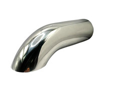 Edelstahl Auspuffblende Auspuff Blende Endrohr Chrom Look rund DIESEL LOOK 60mm