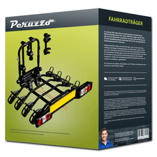 Peruzzo Fahrradträger Parma 4 black für 4 Fahrräder abklappbar NEU