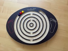 Erzi Wackelbrett mit Kugel-Labyrinth - Holz - Balance Board - Trackboard schwarz
