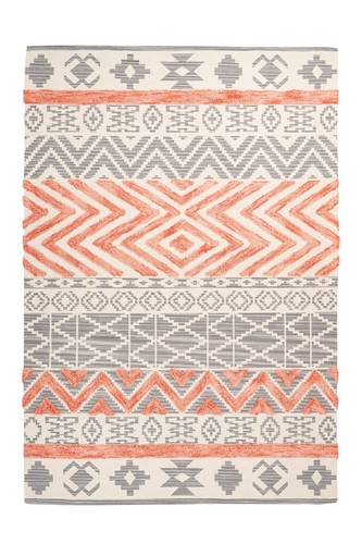 Ethno teppich kurzflor muster - teppich,