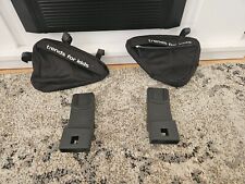 Adapter Set mit Seitentaschen für TFK Joggster und Twin Wagen für Maxi Cosi