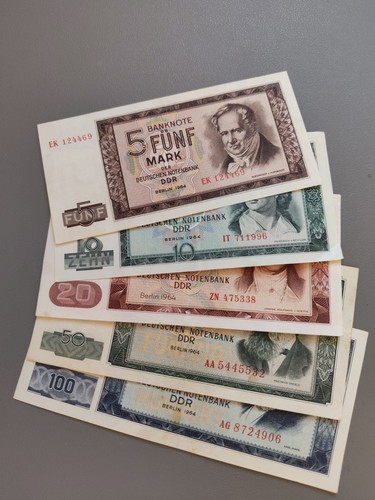 Banknoten 100 mark 1964 ddr - 5-100,