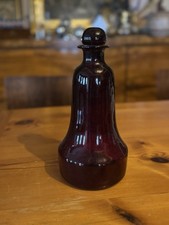 Rote Mundgeblasene Karaffe Rubinglas