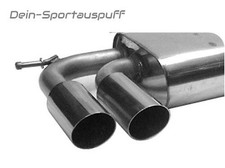 Bastuck Sportauspuff VW Golf 7 Diesel +GTD nur Mod. mit Soundgenerator 2x76mm dw