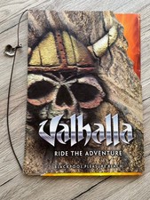 Pressemappe + Amulett VALHALLA THE RIDE 2000 - Blackpool UK Freizeitpark Coaster