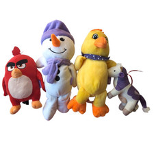 Milka Kuscheltiere - 14-28cm groß - Schneemann - Angry Bird - Kuh - Küken