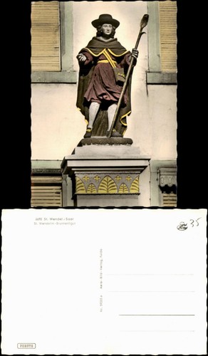 Ansichtskarte sankt wendel - sankt, st