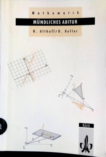 Mündliches abitur mathematik - mündliches,