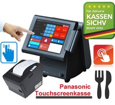 PANASONIC PROFI TOUCHSCREEN KASSE KASSENSYSTEM POS SYSTEM GASTRONOMIE FÜR TSE P2