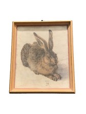 Bild Hase von Albrecht Dürer, Antik, 17 cm breit, 20 cm hoch