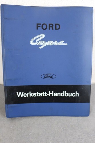 Ford capri werkstatthandbuch - i,