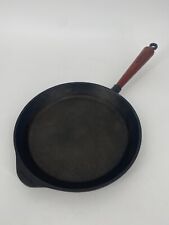 * SKUPPSHULT 280 GUSSEISEN BRAT PFANNE HOLZ GRIFF BUCHE 28CM ALLE HERDARTEN