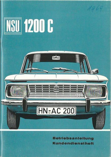 Nsu 1200 betriebsanleitung - nsu, c