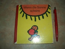 DDR Kinderbuch Pappbuch Wenn die Sonne scheint  Liliput Reihe 1.Auflage 1975