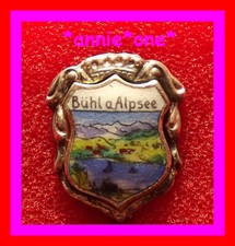 ꧁ vintage HUTNADEL anstecknadel BAYERN schwaben BÜHL am ALPSEE emaille WAPPEN ꧂