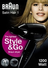 Braun Reise Haartrockner Satin Hair 1 Style & Go HD 130 