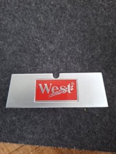 West Zigaretten Aschenbecher Ashtry Metall, klein Alte Ausführung, Reemtsma 